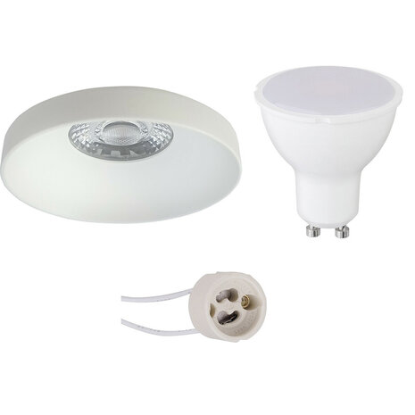 LED Spot Set 6W - Ronde Inbouwspot, Witte Spot GU10, Natuurlijk Wit 4200K LED Spot Set 6W - Ronde Inbouwspot, Witte Spot GU10, Natuurlijk Wit 4200K