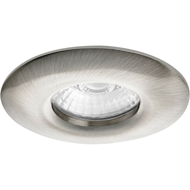 Mat nikkel inbouwspot GU10 6W 440lm 6400K waterdicht IP65 voor heldere, koele verlichting