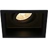 HLW LED Matte Black Tiltable Square Recessed Spotlight 4W LED Spotlight - Natural White