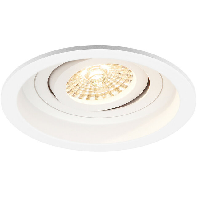 HLW LED LED Spot Set 4W - Kantelbare Witte Ronde Inbouwspot GU10, Helder Koud Wit HLW LED LED Spot Set 4W - Kantelbare Witte Ronde Inbouwspot GU10, Helder Koud Wit