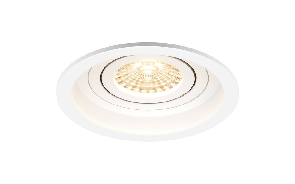 HLW LED LED Spot Set 6W - Kantelbare Ronde Witte Inbouwspot GU10 Fitting Ø105mm HLW LED LED Spot Set 6W - Kantelbare Ronde Witte Inbouwspot GU10 Fitting Ø105mm