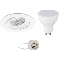 LED inbouwspot GU10 8W 3000K mat wit - 630 lm