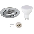 LED Spot Set 4W - Kantelbare Ronde Witte Inbouwspot GU10 - Helder Koud Wit