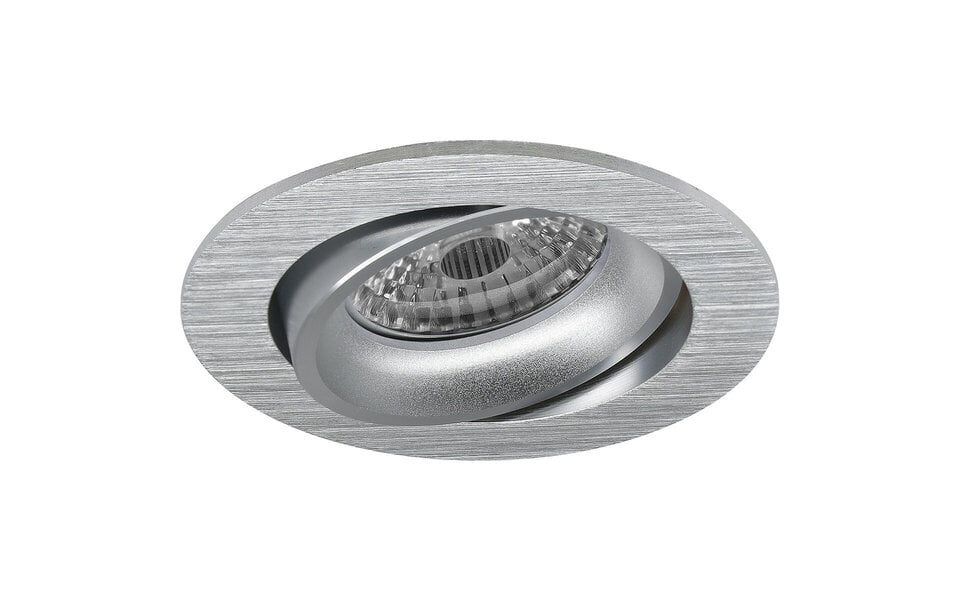 HLW LED LED Spot Set 4W - Tiltable Round White Recessed Spotlight GU10 - Bright Cool White