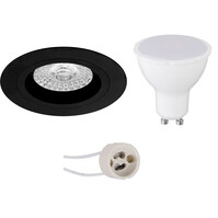 LED Spot Inbouw Mat Zwart GU10 4W 3000K 320lm LED Spot Inbouw Mat Zwart GU10 4W 3000K 320lm