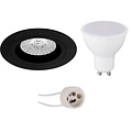 LED Spot Set 4W - Mat Zwarte Inbouwspot Ronde Spot GU10 Natuurlijk Wit LED Spot Set 4W - Mat Zwarte Inbouwspot Ronde Spot GU10 Natuurlijk Wit