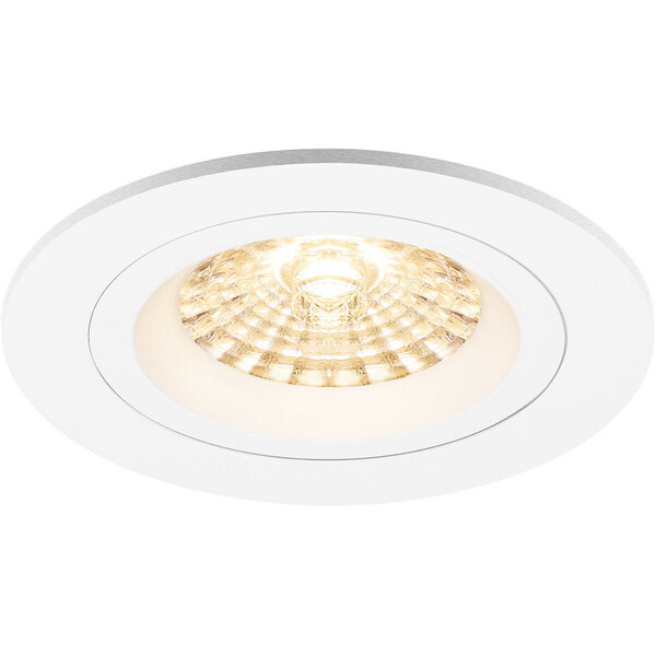 HLW LED Pragmi Rodos Pro 4W LED Spot Set - Ronde Mat Witte Inbouwspot GU10, Natuurlijk Wit 4200K