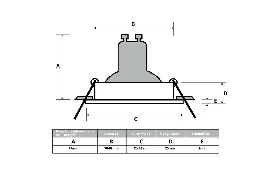 HLW LED LED Spot Set 4W - Kantelbare Vierkante Inbouwspot Mat Wit, Natuurlijk Wit 4200K HLW LED LED Spot Set 4W - Kantelbare Vierkante Inbouwspot Mat Wit, Natuurlijk Wit 4200K