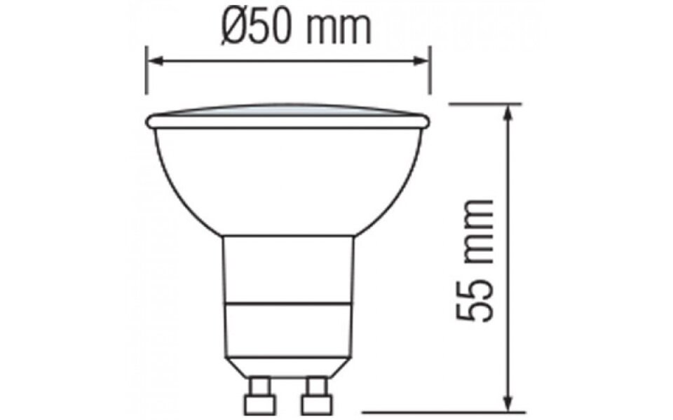 HLW LED LED Spot Set 6W - Kantelbare Vierkante Witte Inbouwspot met GU10 Fitting