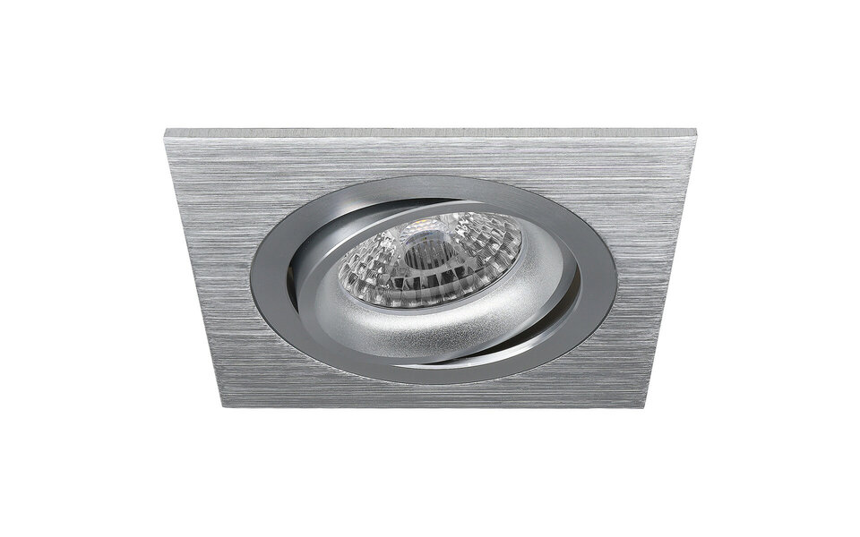 HLW LED Dimmable 5W LED Spot - Tiltable Square Recessed Spot Light White - GU10 Fitting HLW LED Dimmable 5W LED Spot - Tiltable Square Recessed Spot Light White - GU10 Fitting