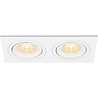 HLW LED LED Spot Set 8W - Tiltable White Recessed Spot GU10 Fitting - Bright/Cool White