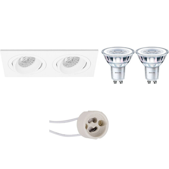LED inbouwspot GU10 3W dimbaar 3000K kantelbaar Lichtbronnen LED inbouwspot GU10 3W dimbaar 3000K kantelbaar Lichtbronnen