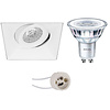 LED Inbouwspot Kantelbaar 4W Dimbaar Mat Wit 2700K LED Inbouwspot Kantelbaar 4W Dimbaar Mat Wit 2700K