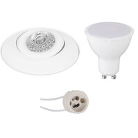 LED Trimless Recessed Spotlight Set 8W GU10 630lm 6400K