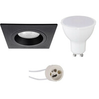 LED Spot Set 8W Square Recessed Spotlight GU10 3000K