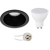 LED recessed spotlight GU10 4W matte black 6400K (320 lm)