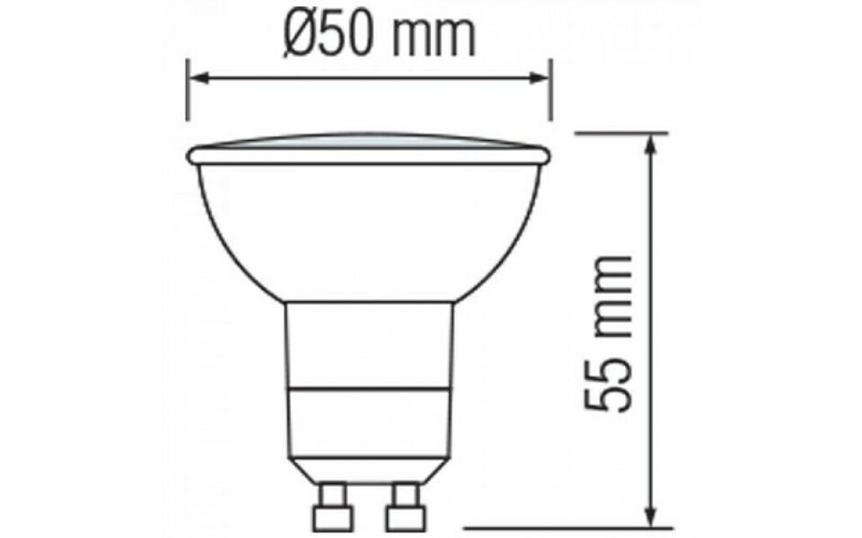 HLW LED 6W LED Spot Set - Tiltable Recessed Spotlights Matte Black & White | GU10 LED Lamp