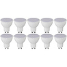 HLW LED LED Spot 10 Pack - GU10 Fitting, 4W LED Lamp, Natuurlijk Wit 4200K HLW LED LED Spot 10 Pack - GU10 Fitting, 4W LED Lamp, Natuurlijk Wit 4200K