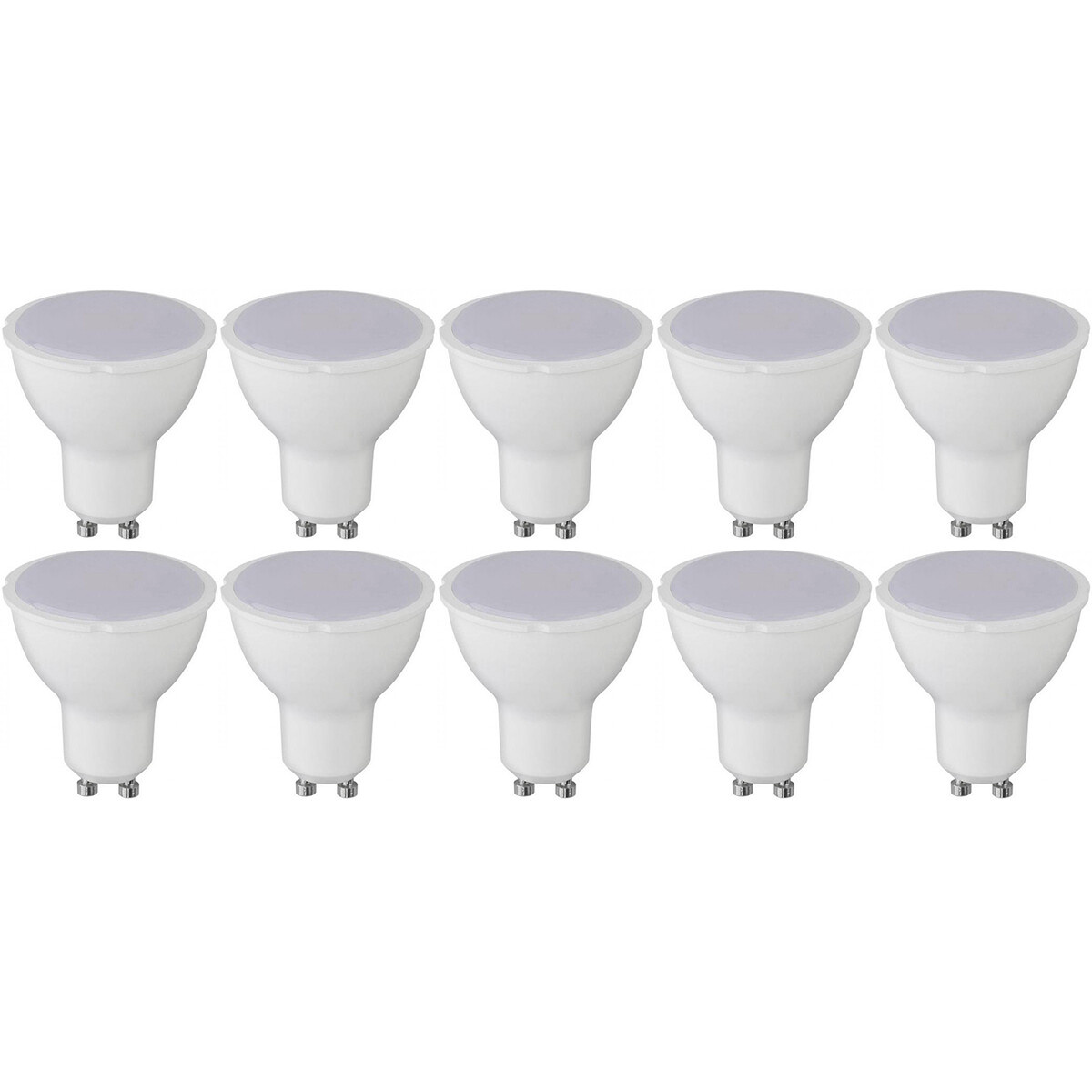 LED Spot 10 Pack - GU10 Fitting, 4W LED Lamp, Natuurlijk Wit 4200K