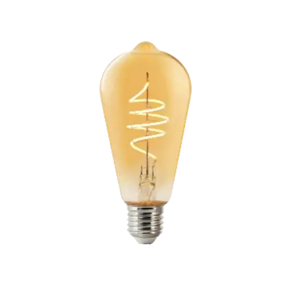 HLW LED Filament lamp ST64 E27 2100K 4W Dimbaar HLW LED Filament lamp ST64 E27 2100K 4W Dimbaar