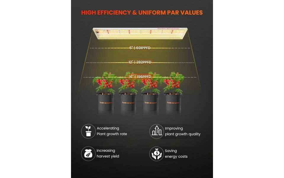 Spider Farmer Spider Farmer SF300 LED Kweeklamp