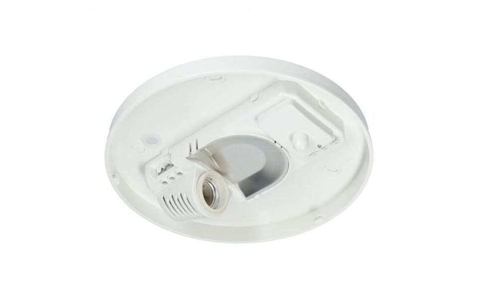 HLW LED LED Ceiling Light with Motion Sensor - 360° Sensor - E27 Fitting - Surface Mounted - Oval - Matte White - Glass HLW LED LED Ceiling Light with Motion Sensor - 360° Sensor - E27 Fitting - Surface Mounted - Oval - Matte White - Glass