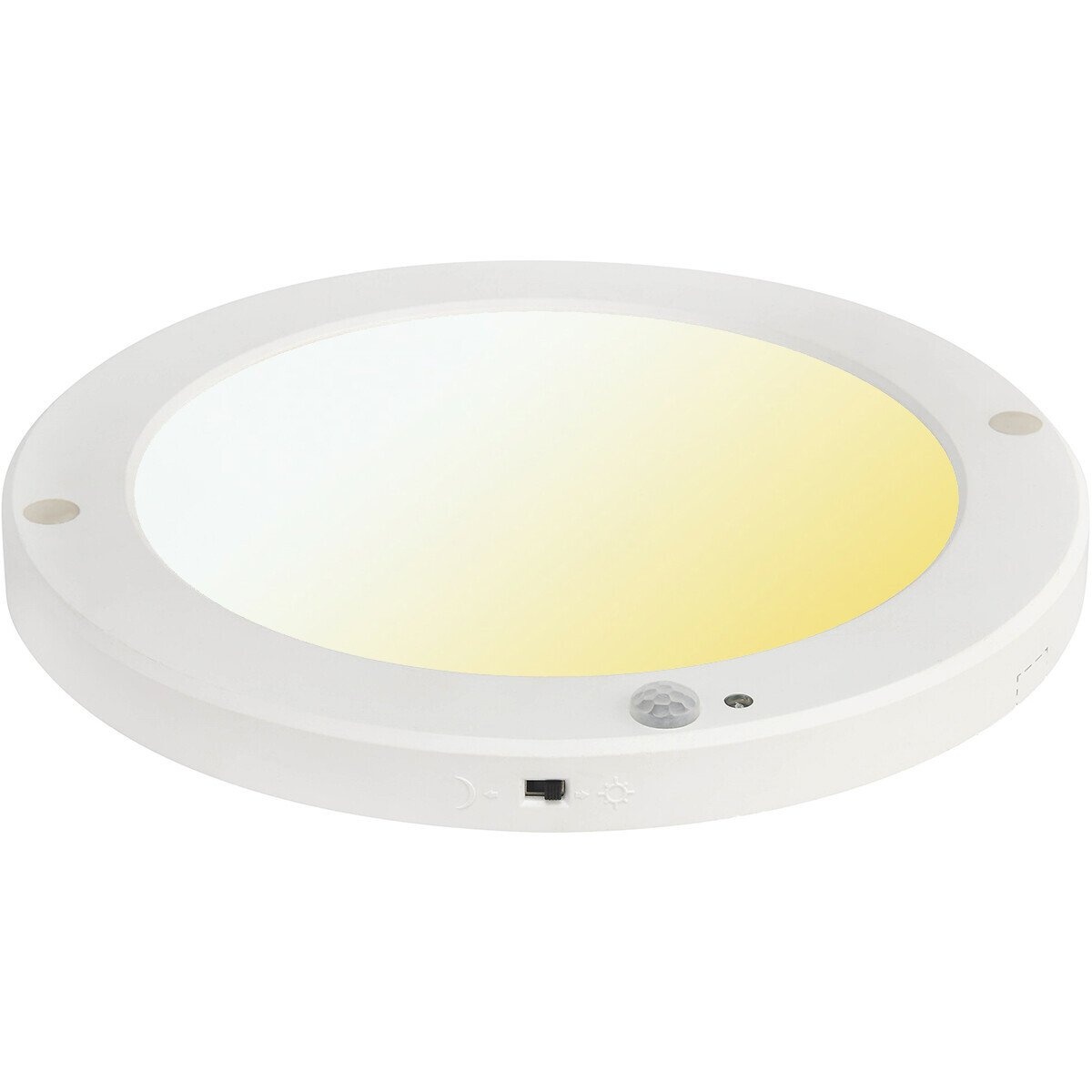 18W LED Ceiling Light with Sensor - Recessed & Surface Mounted Round White