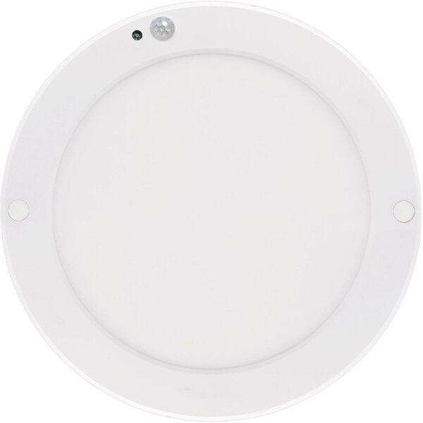 HLW LED LED Plafondlamp met Bewegingssensor + Dag en Nacht Sensor - 18W - Aanpasbare Kleur CCT - 360° Zichthoek - Opbouw/Inbouw - Rond - Mat Wit HLW LED LED Plafondlamp met Bewegingssensor + Dag en Nacht Sensor - 18W - Aanpasbare Kleur CCT - 360° Zichthoek - Opbouw/Inbouw - Rond - Mat Wit