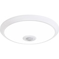 LED Plafondlamp met Sensor + Dag en Nacht Sensor - Kozolux Crimpy - 20W 1500lm - Helder/Koud Wit 6400K - Opbouw - Rond - Wit LED Plafondlamp met Sensor + Dag en Nacht Sensor - Kozolux Crimpy - 20W 1500lm - Helder/Koud Wit 6400K - Opbouw - Rond - Wit