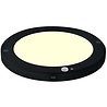 LED plafondlamp PIR dag/nacht sensor 18W 3000K mat zwart Binnenverlichting
