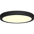 LED Downlight - 18W - Warm White 3000K - Matte Black - Surface Mounted - Round - Aluminum - Ø225mm