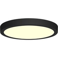LED surface-mounted downlight 18W 1850lm 3000K matte black Ø225mm