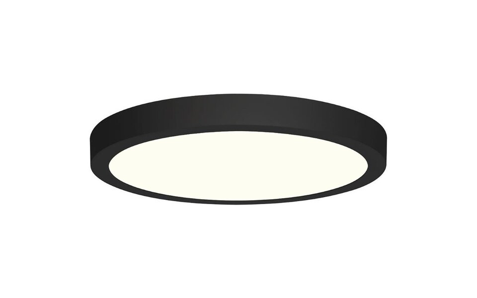 HLW LED LED Downlight - 18W - Natuurlijk Wit 4200K - Mat Zwart - Opbouw - Rond - Aluminium - Ø225mm