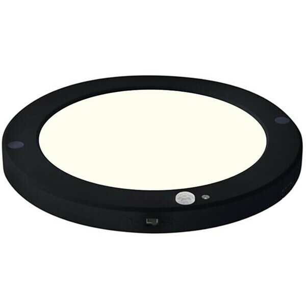 HLW LED LED Plafondlamp met Bewegingssensor + Dag en Nacht Sensor - 18W - Natuurlijk Wit 4000K - 360° Zichthoek - Opbouw/Inbouw - Rond - Mat Zwart HLW LED LED Plafondlamp met Bewegingssensor + Dag en Nacht Sensor - 18W - Natuurlijk Wit 4000K - 360° Zichthoek - Opbouw/Inbouw - Rond - Mat Zwart