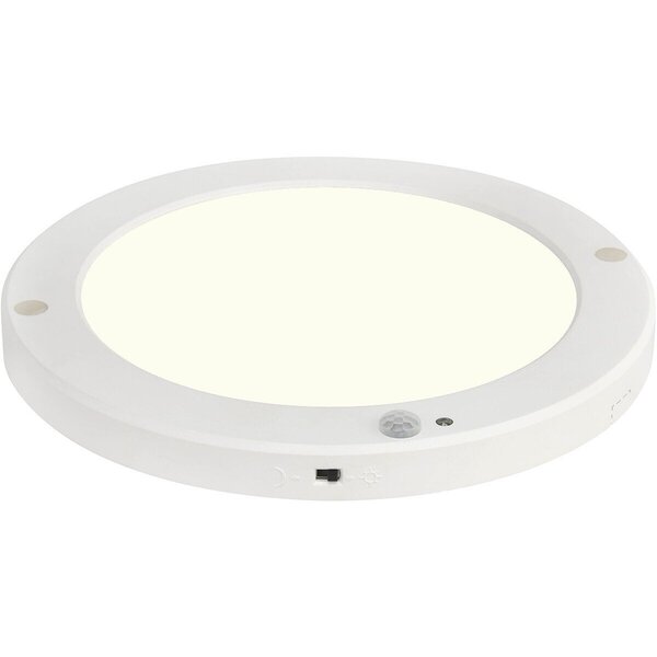 HLW LED LED Plafondlamp met Bewegingssensor + Dag en Nacht Sensor - 18W - Natuurlijk Wit 4000K - 360° Zichthoek - Opbouw/Inbouw - Rond - Mat Wit HLW LED LED Plafondlamp met Bewegingssensor + Dag en Nacht Sensor - 18W - Natuurlijk Wit 4000K - 360° Zichthoek - Opbouw/Inbouw - Rond - Mat Wit