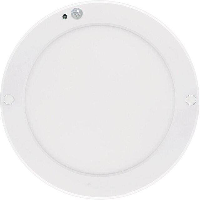 HLW LED LED Ceiling Light with Motion Sensor + Day and Night Sensor - 18W - Natural White 4000K - 360° Viewing Angle - Surface Mounted/Recessed - Round - Matte White HLW LED LED Ceiling Light with Motion Sensor + Day and Night Sensor - 18W - Natural White 4000K - 360° Viewing Angle - Surface Mounted/Recessed - Round - Matte White