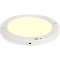 LED ceiling light with motion sensor + day and night sensor - 18W - Warm white 3000K - 360° viewing angle - Surface/recessed mounting - Round - Matte white LED ceiling light with motion sensor + day and night sensor - 18W - Warm white 3000K - 360° viewing angle - Surface/recessed mounting - Round - Matte white