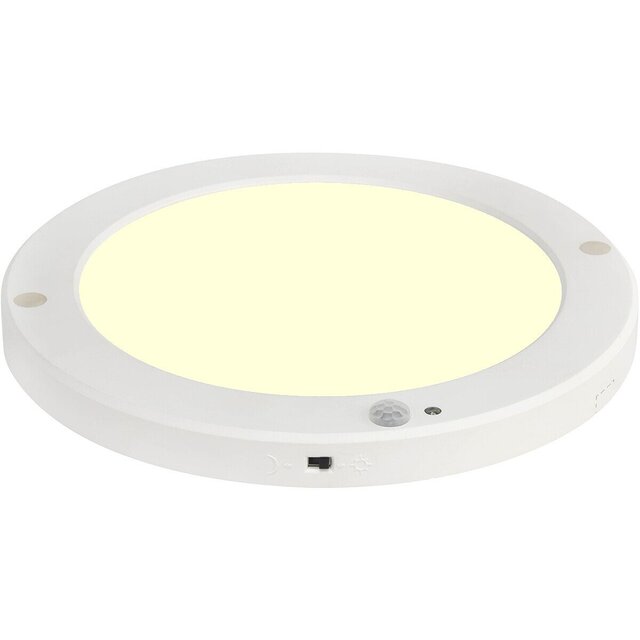 LED plafondlamp rond 18W PIR sensor 3000K mat wit Binnenverlichting