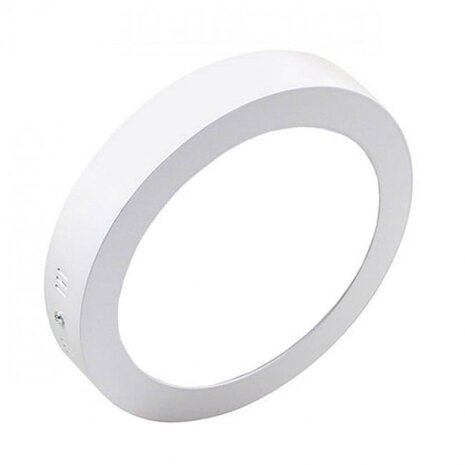 LED Downlight - Opbouw Rond 18W - Helder/Koud Wit 6400K - Mat Wit Aluminium - Ø225mm LED Downlight - Opbouw Rond 18W - Helder/Koud Wit 6400K - Mat Wit Aluminium - Ø225mm