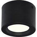 LED Downlight - Surface Mounted Round High 5W - Natural White 4200K - Matte Black Aluminum - Ø105mm LED Downlight - Surface Mounted Round High 5W - Natural White 4200K - Matte Black Aluminum - Ø105mm
