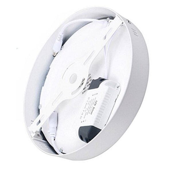 HLW LED LED Downlight - Opbouw Rond 18W - Warm Wit 3000K - Mat Wit Aluminium - Ø225mm HLW LED LED Downlight - Opbouw Rond 18W - Warm Wit 3000K - Mat Wit Aluminium - Ø225mm