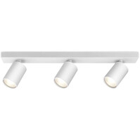 Brinton Betin LED plafondspot 3x GU10 mat wit kantelbaar