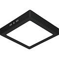 LED Downlight - 18W - Bright/Cool White 6400K - Matte Black - Surface Mounted - Square - Aluminum - 225mm LED Downlight - 18W - Bright/Cool White 6400K - Matte Black - Surface Mounted - Square - Aluminum - 225mm