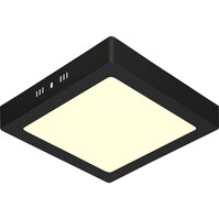LED Downlight Matte Black 18W 1850lm 3000K Surface Mount 225mm