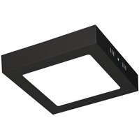 LED Downlight 12W Vierkant Opbouw 840lm 6400K Mat Zwart