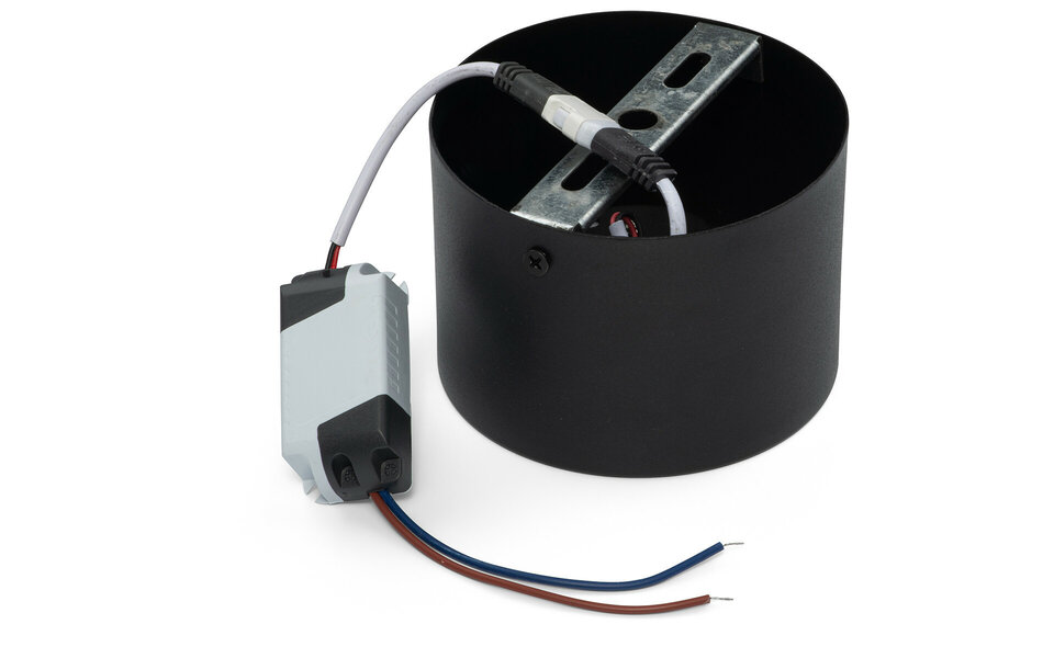 HLW LED LED Downlight 6 Pack - Opbouw Rond Hoog 5W - Natuurlijk Wit 4200K - Mat Zwart Aluminium - Ø105mm HLW LED LED Downlight 6 Pack - Opbouw Rond Hoog 5W - Natuurlijk Wit 4200K - Mat Zwart Aluminium - Ø105mm