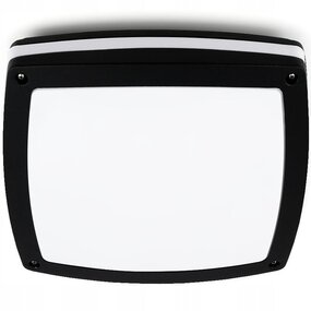 LED badkamerlamp vierkant mat zwart IP44 - Prixa Pauly LED badkamerlamp vierkant mat zwart IP44 - Prixa Pauly