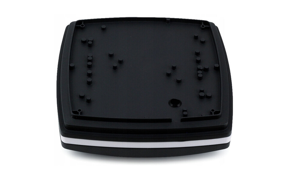 HLW LED LED Ceiling Light - Bathroom Light - Prixa Pauly - Surface Mounted - Square - E27 Fitting - Splashproof IP44 - Matte Black