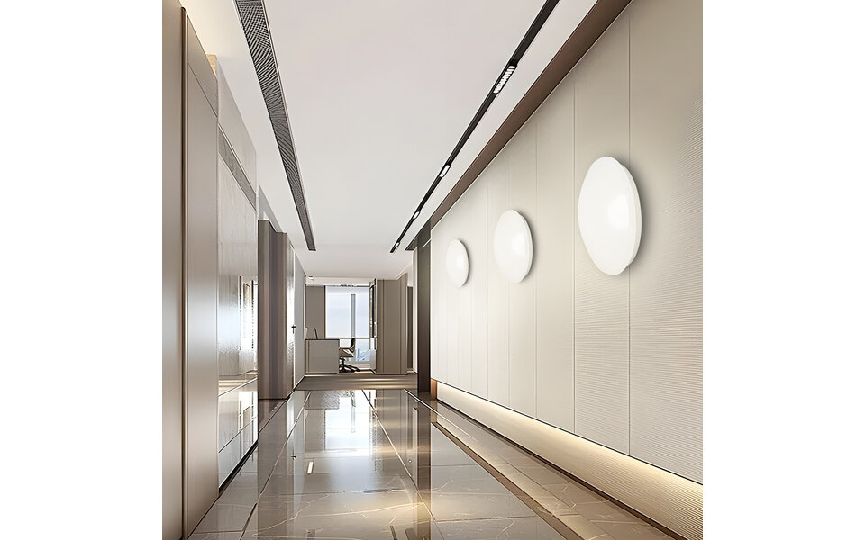 Velvalux LED Ceiling Light - Velvalux - 12W 1300lm - Adjustable Light Color CCT - Splashproof IP44 - Surface Mounted - Round - White Velvalux LED Ceiling Light - Velvalux - 12W 1300lm - Adjustable Light Color CCT - Splashproof IP44 - Surface Mounted - Round - White