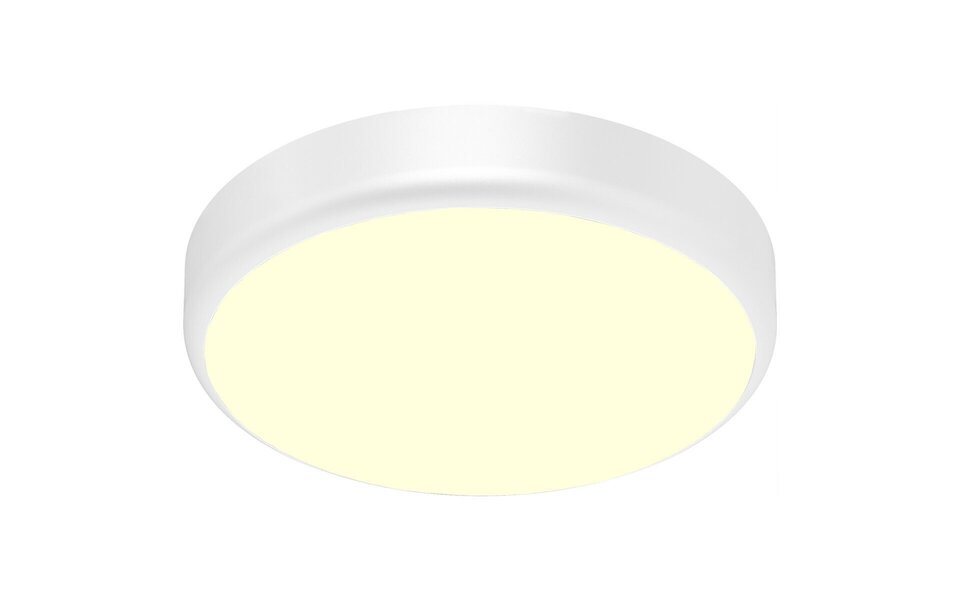 HLW LED LED Ceiling Light with Sensor + Day and Night Sensor - Brinton Gruna - 20W 2000lm - Warm White 3000K - IP54 - Surface Mounted - Round - White HLW LED LED Ceiling Light with Sensor + Day and Night Sensor - Brinton Gruna - 20W 2000lm - Warm White 3000K - IP54 - Surface Mounted - Round - White